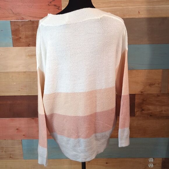 MEDIUM SUPER soft off shoulder v-neck sweater - Picture 2 of 4